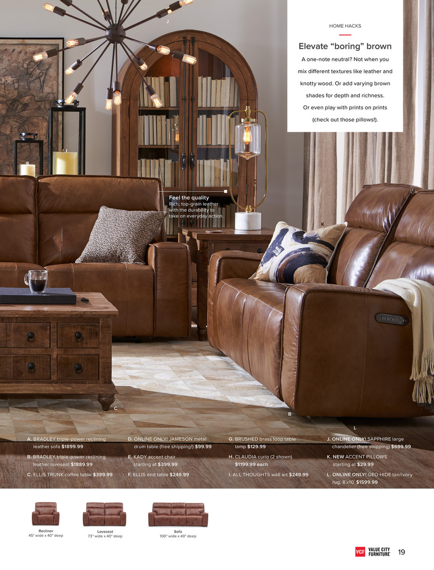 Bradley recliner sofa hotsell