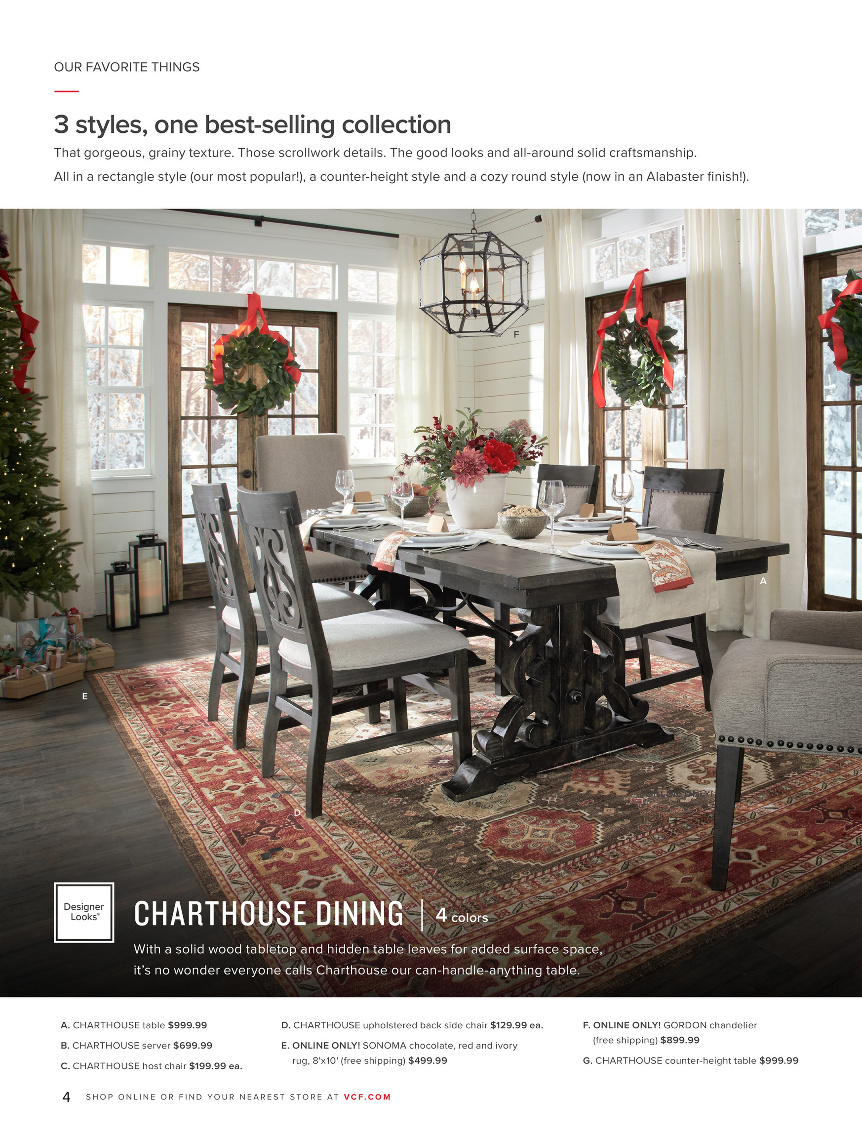 Charthouse on sale dining set